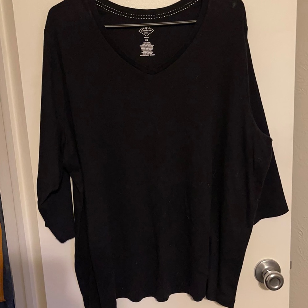 Black 3/4 Sleeve Shirt